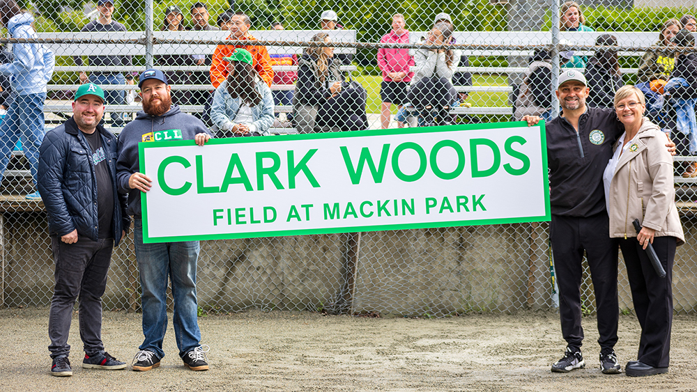 Clark Woods LLP Sponsors Coquitlam Little League with Field Naming Honour